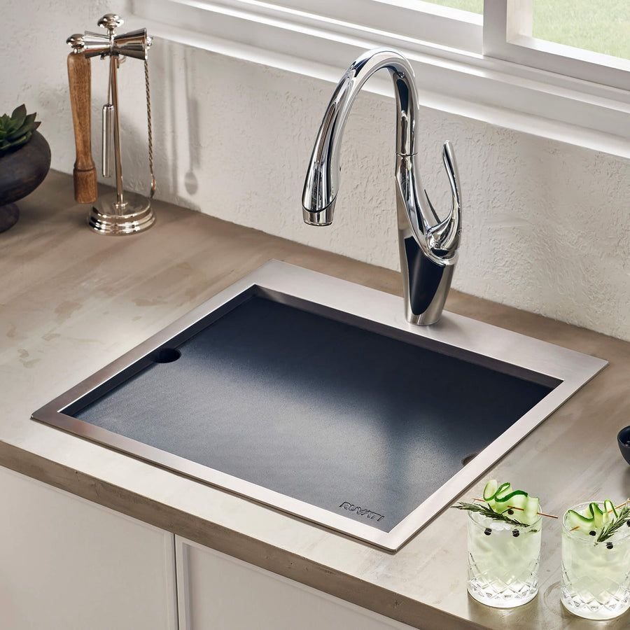 Outdoor idea with the Ruvati 15 x 15 inch Marine Grade T-316 Workstation Topmount RV Boat Ou, Ruvati