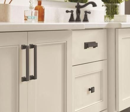 Kitchen idea with the Amerock Cabinet Pull Matte Black 5-1/16 inch (128 mm) Center-to-Center, Amerock