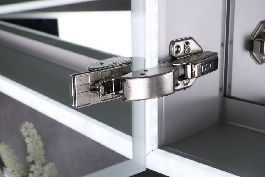 Bathroom idea with the 36" x 30" Double Door LED Light Medicine Cabinet, ALFI