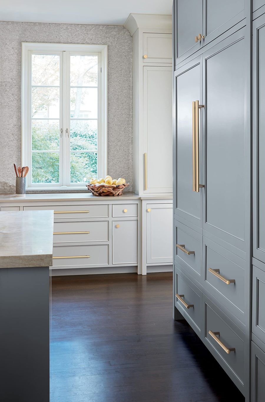 Bathroom idea with the Amerock Cabinet Knob |Champagne Bronze 1-3/8 in (35 mm) Diameter Drawe, Amerock