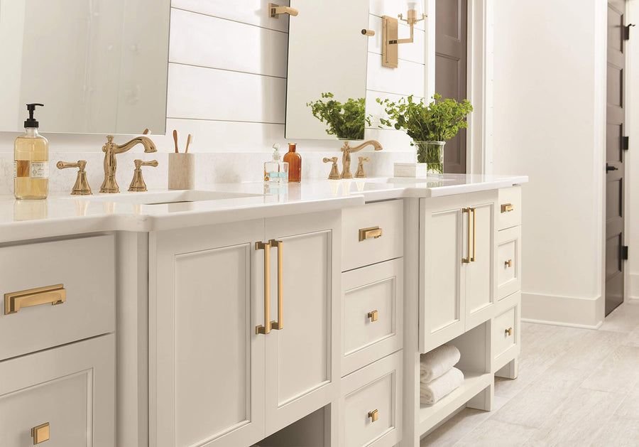 Kitchen idea with the Amerock Cabinet Knob Champagne Bronze 1-1/4 inch (32 mm) Length Appoin, Amerock