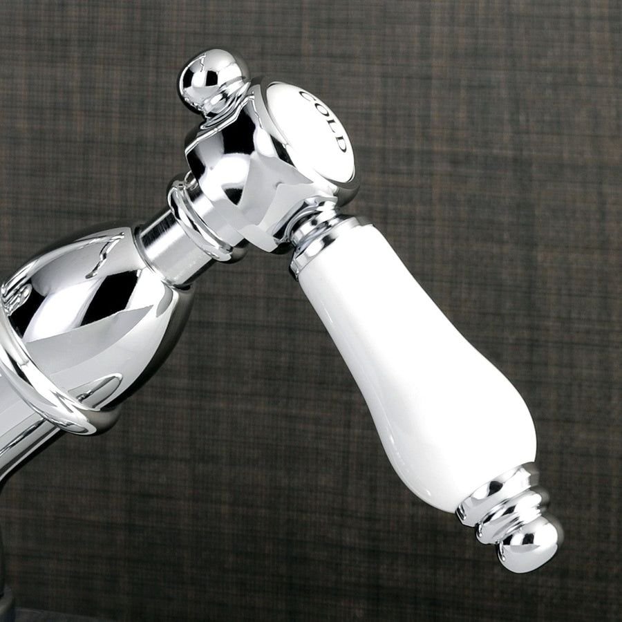 Bathroom idea with the Bel-Air KS1431BPL Two-Handle 1-or-3 Hole Deck Mount Bathroom Faucet wi, Kingston Brass