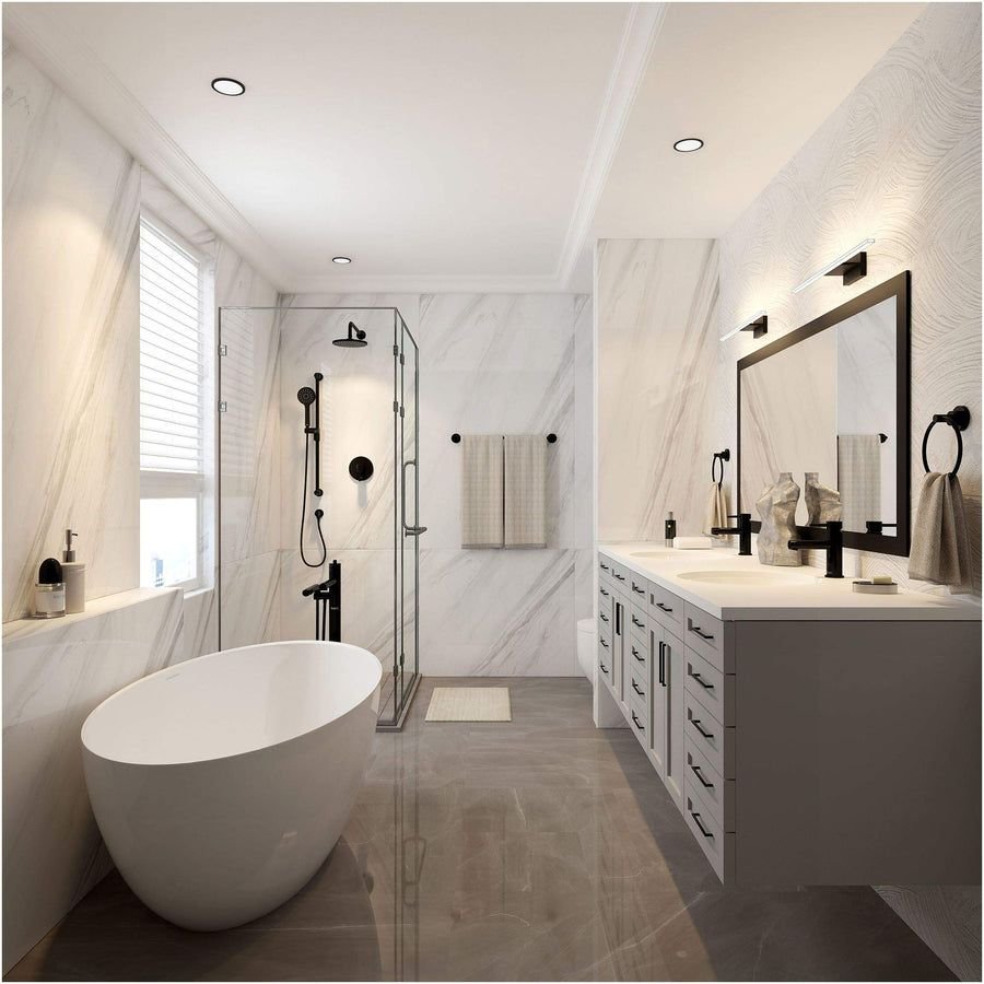 Bathroom idea with the Riobel 468-WS 1.75 GPM Single Function Rain Shower Head, Riobel