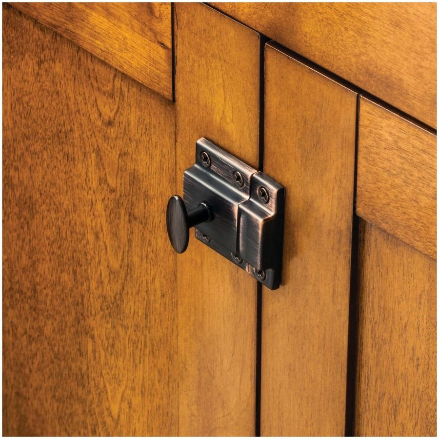 Kitchen idea with the Jeffrey Alexander CL101-DBAC 1-3/4" Brushed Oil Rubbed Bronze Latches, Jeffrey Alexander