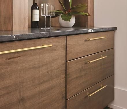 Kitchen idea with the Amerock Cabinet Pull Champagne Bronze 7-9/16 inch (192 mm) Center-to-C, Amerock