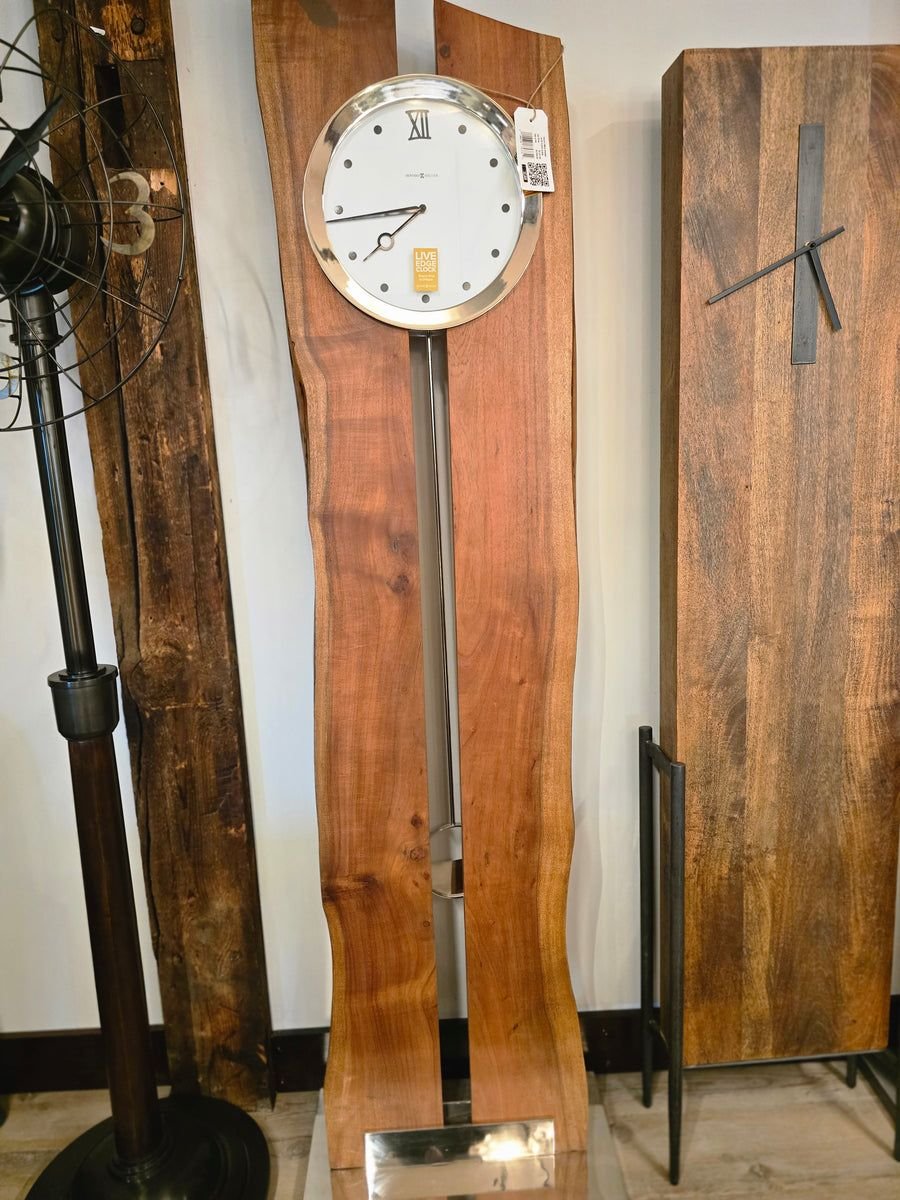 Living room idea with the Howard Miller 615088 Otto Floor Clock (Showroom Display), Howard Miller