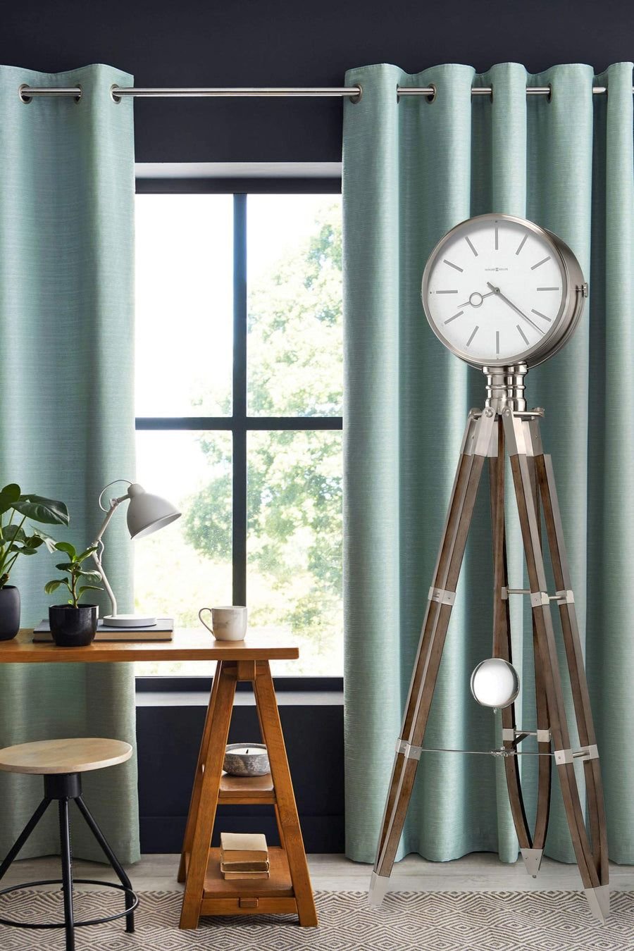 Living room idea with the Howard Miller Chaplin IV Floor Clock 615-067, Howard Miller