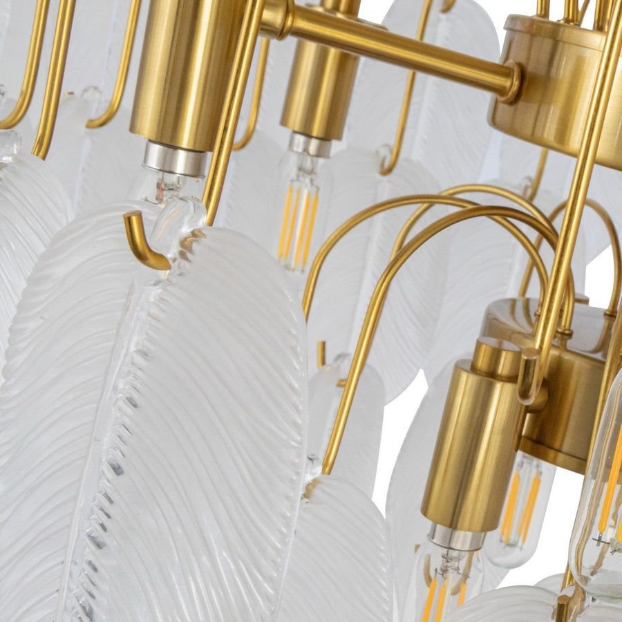 Living room idea with the Alessia Chandelier, Artcraft
