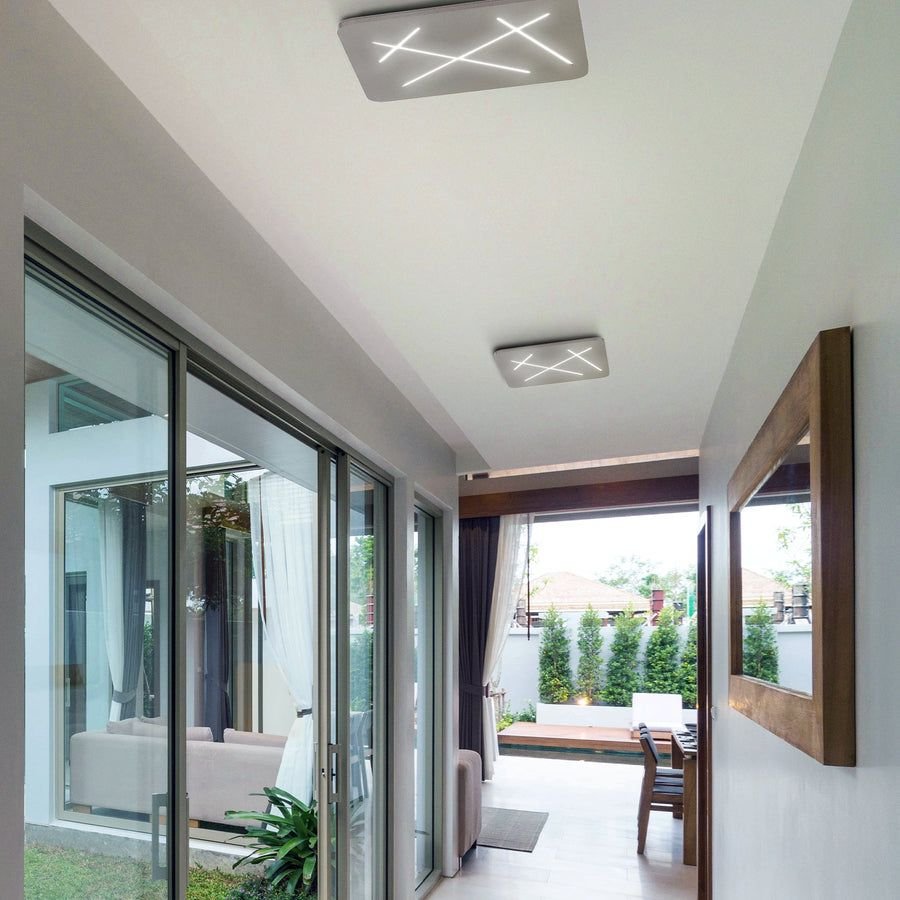 Living room idea with the VONN Tureis VMCF41200AL 18" Integrated LED ETL Certified Ceiling Light, VONN