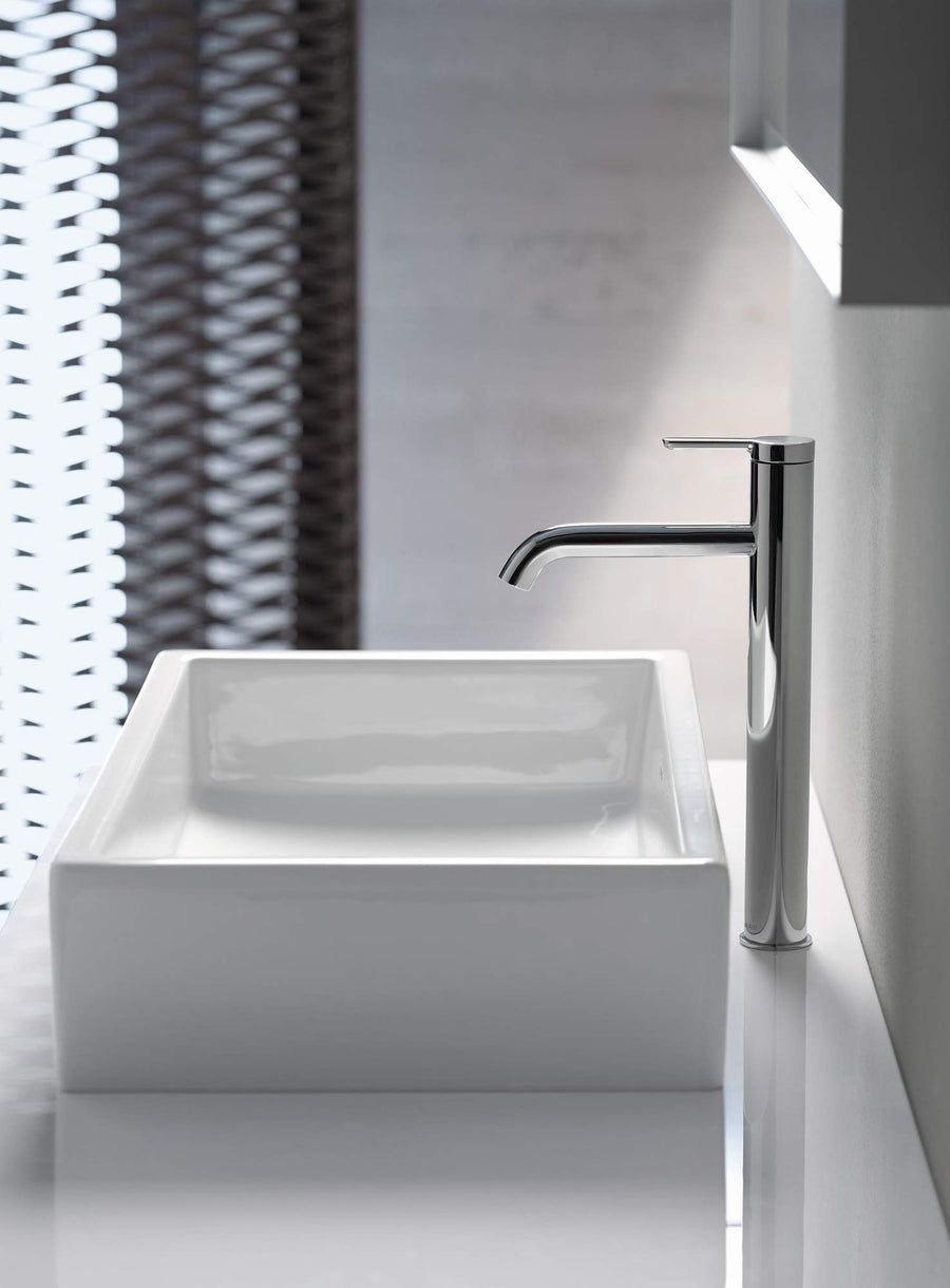 Bathroom idea with the Duravit C11020001U10 Bath Faucets and Accessories, Chrome, Duravit