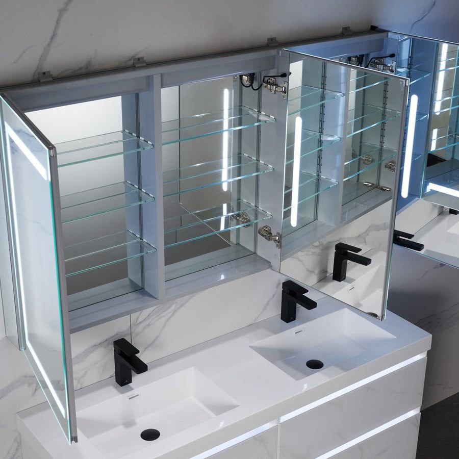 Bathroom idea with the Blossom Canopus 60X32 LED Medicine Cabinet, Blossom