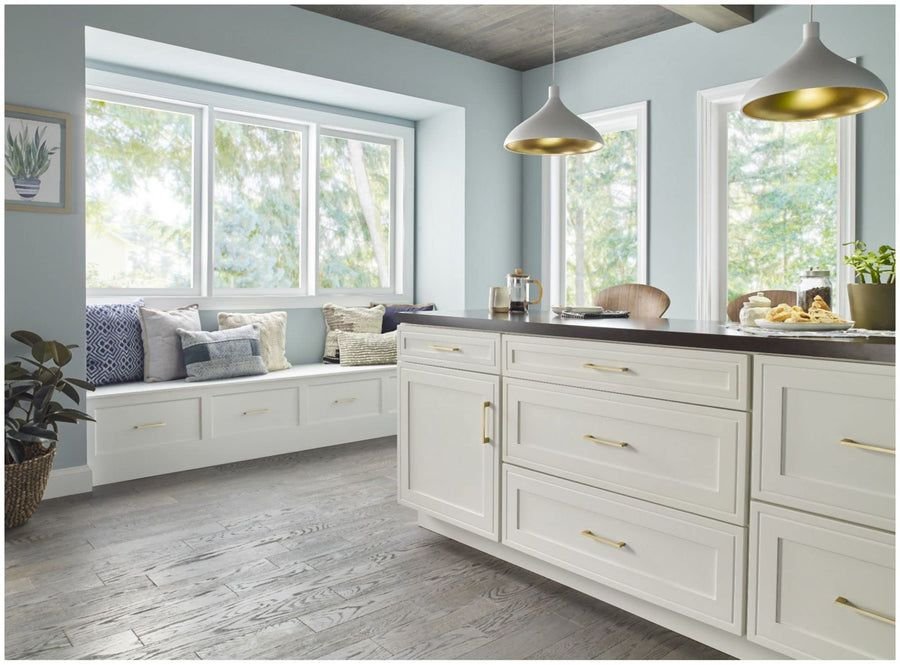 Kitchen idea with the Jeffrey Alexander 635-96DBAC 96 mm Center-to-Center Brushed Oil Rubbed, Jeffrey Alexander