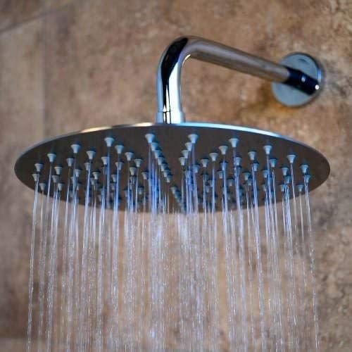 Bathroom idea with the PULSE ShowerSpas 2001-250M Island Falls Stainless Steel Shower Head, U, Pulse ShowerSpas