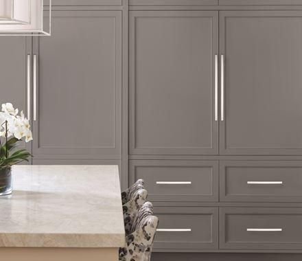 Kitchen idea with the Amerock Appliance Pull Polished Nickel 12 inch (305 mm) Center to Cent, Amerock