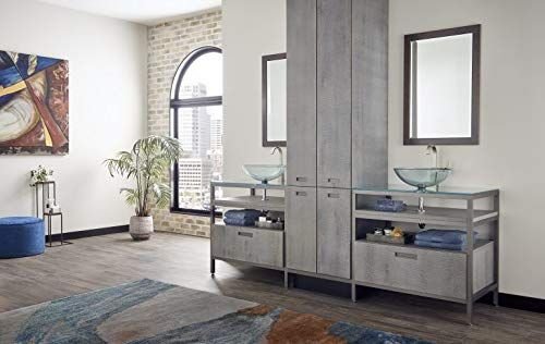 Bathroom idea with the Gerber D201144BN Brushed Nickel Sirius Single Handle Vessel Filler, Gerber