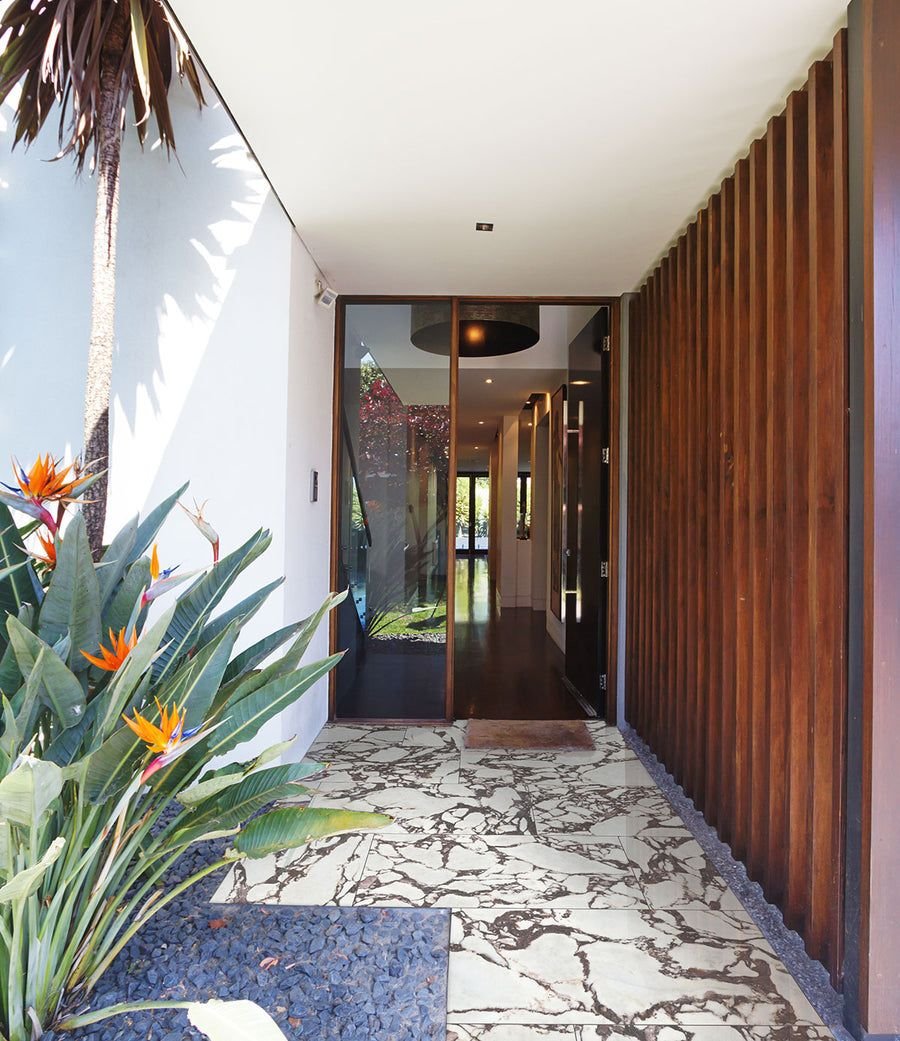 Tile idea with the Exotika Violetta Porcelain Tile, MSI