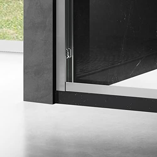 Bathroom idea with the Essence 60'' * 76'' Framed Shower Door (Matte Black), MoSweet
