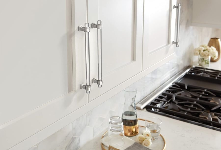 Kitchen idea with the Amerock BP36661C26 Clear/Polished Chrome Cabinet Pull 8 in (203 mm) Ce, Amerock