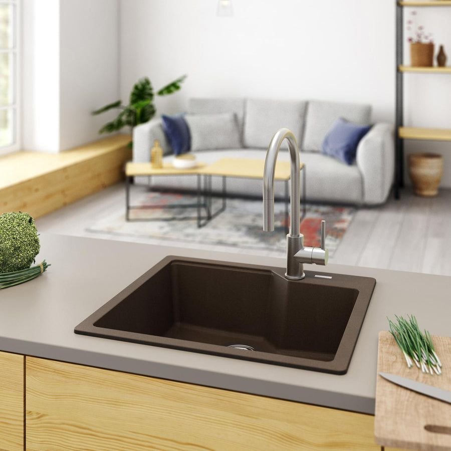 Kitchen idea with the KINDRED MGSM2022-9ESN Granite Series 22.06-in LR x 19.69-in FB x 9.06, Kindred