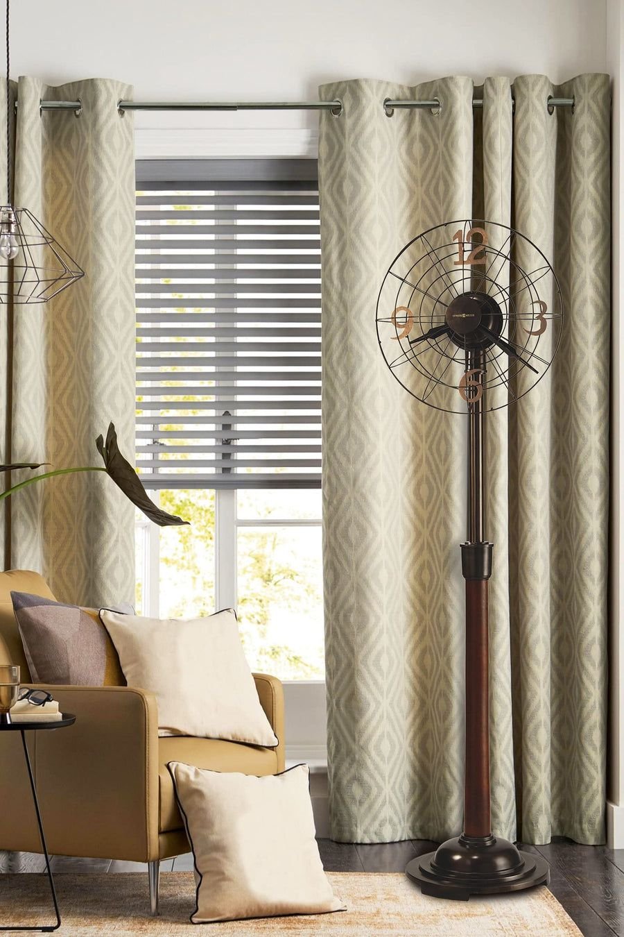 Living room idea with the Howard Miller Floor Phan Grandfather Clock 615096, Howard Miller