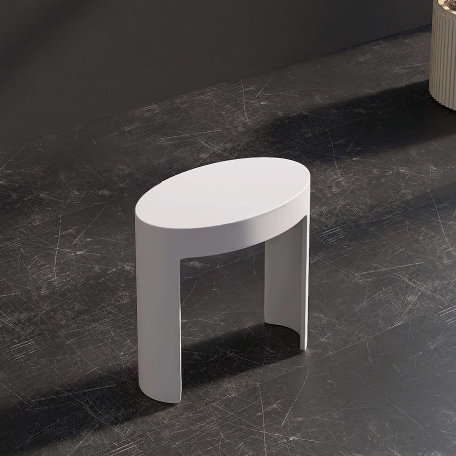 Bathroom idea with the New England Home Goods 16" Forma Solid Surface Shower Stool, New England Home Goods