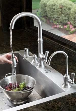Kitchen idea with the COLD WATER DISPENSER, Newport Brass