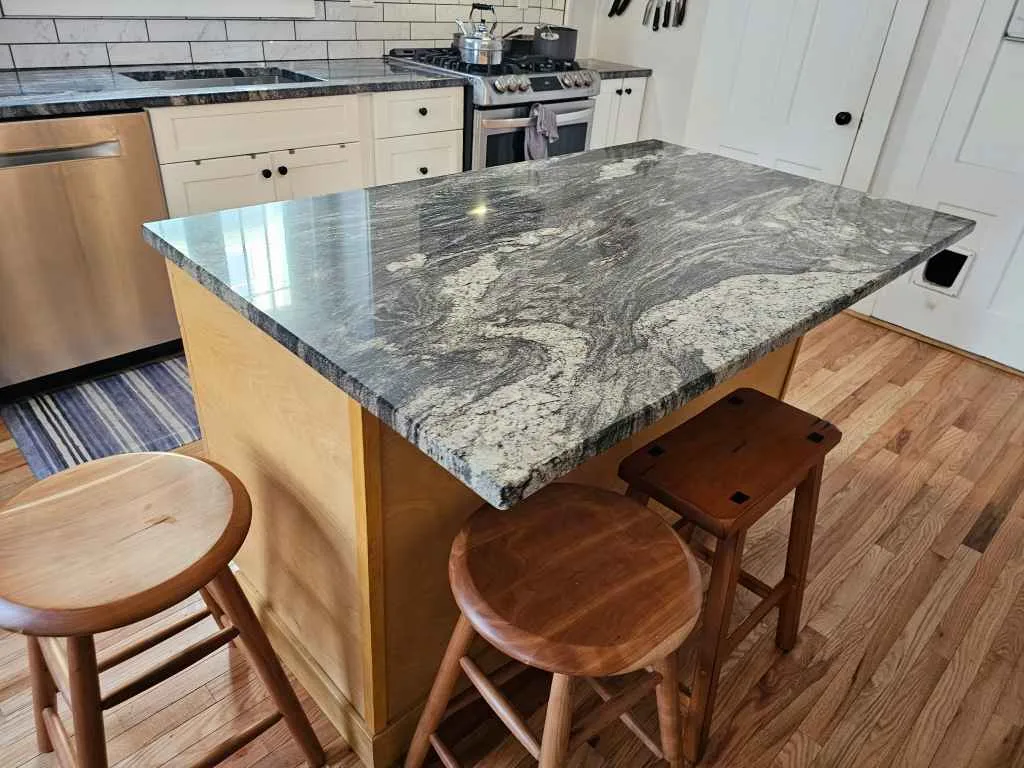 Granite island kitchen, Concord NH