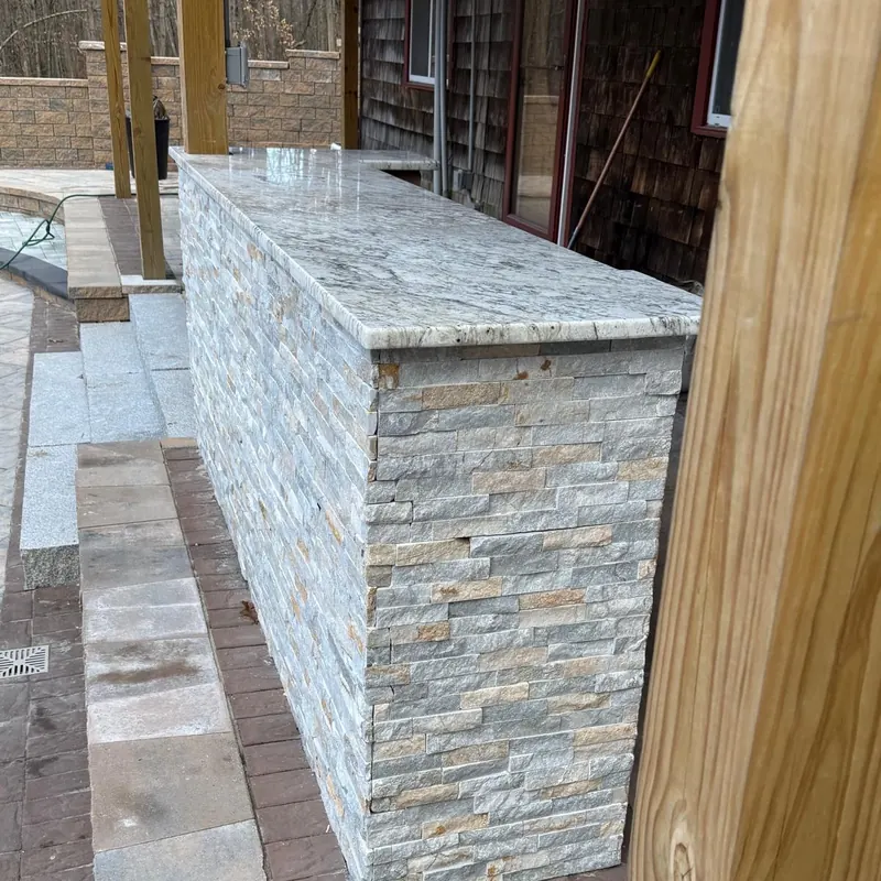 Outdoor bar top