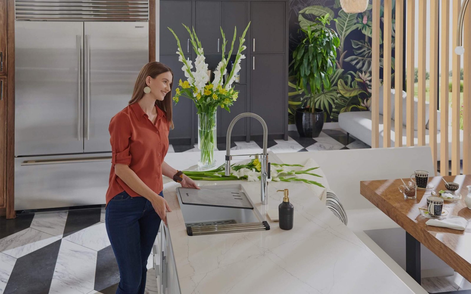 Ruvati granite composite sink