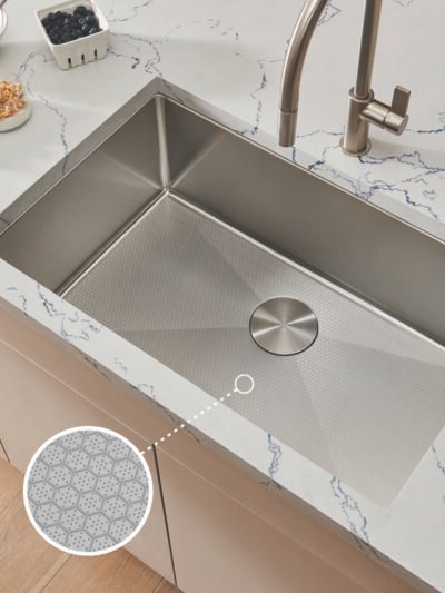 Ruvati HexBottom stainless