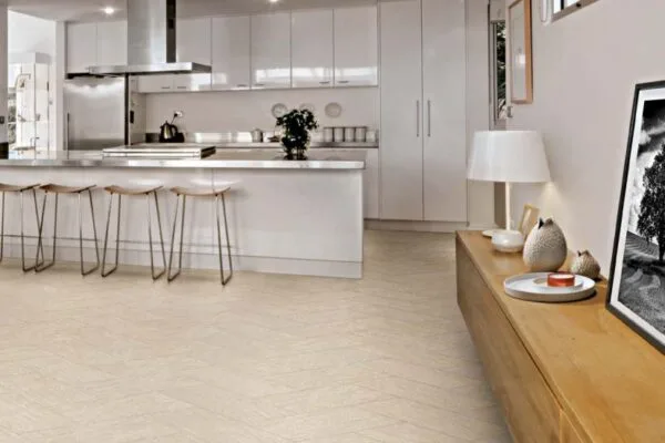 Kitchen tile floor